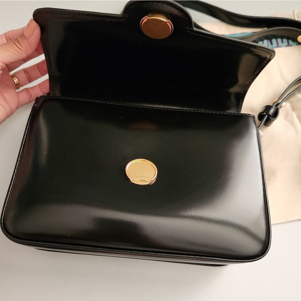 Tory Burch Robinson Spazzolato Convertible Shoulder Bag - Picture 11 of 13